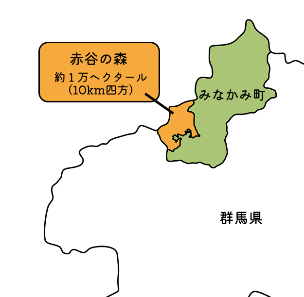 赤谷の森の場所